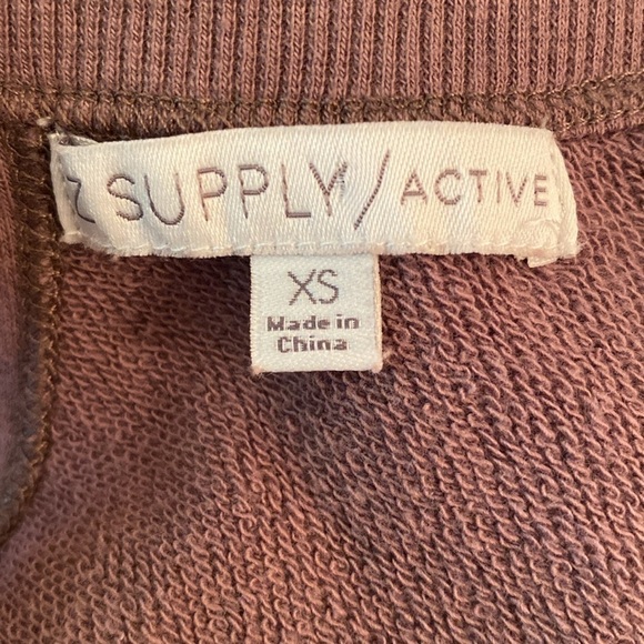 Z SUPPLY ACTIVE It's a Good Day Sweatshirt Twilight Size XS - Picture 7 of 7